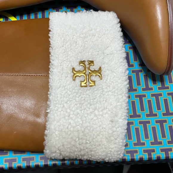 Brand New! Tory Burch Shearling Everly Boot Calf Leather/Shearling Size 8.5 - Picture 5 of 10